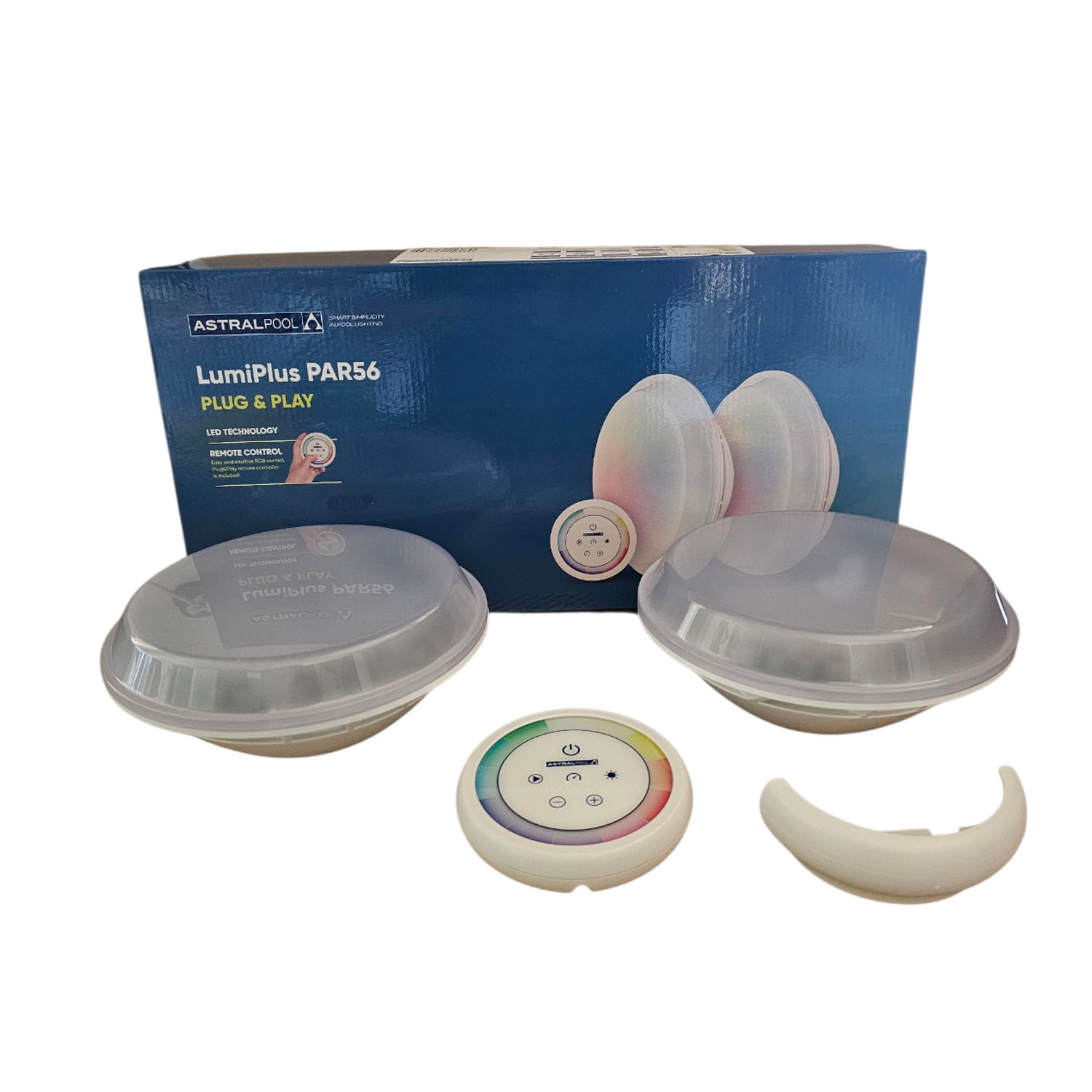 Lumiplus LED Kit PAR 56 Plug and Play 2 Leuchten inkl Fernbedienung