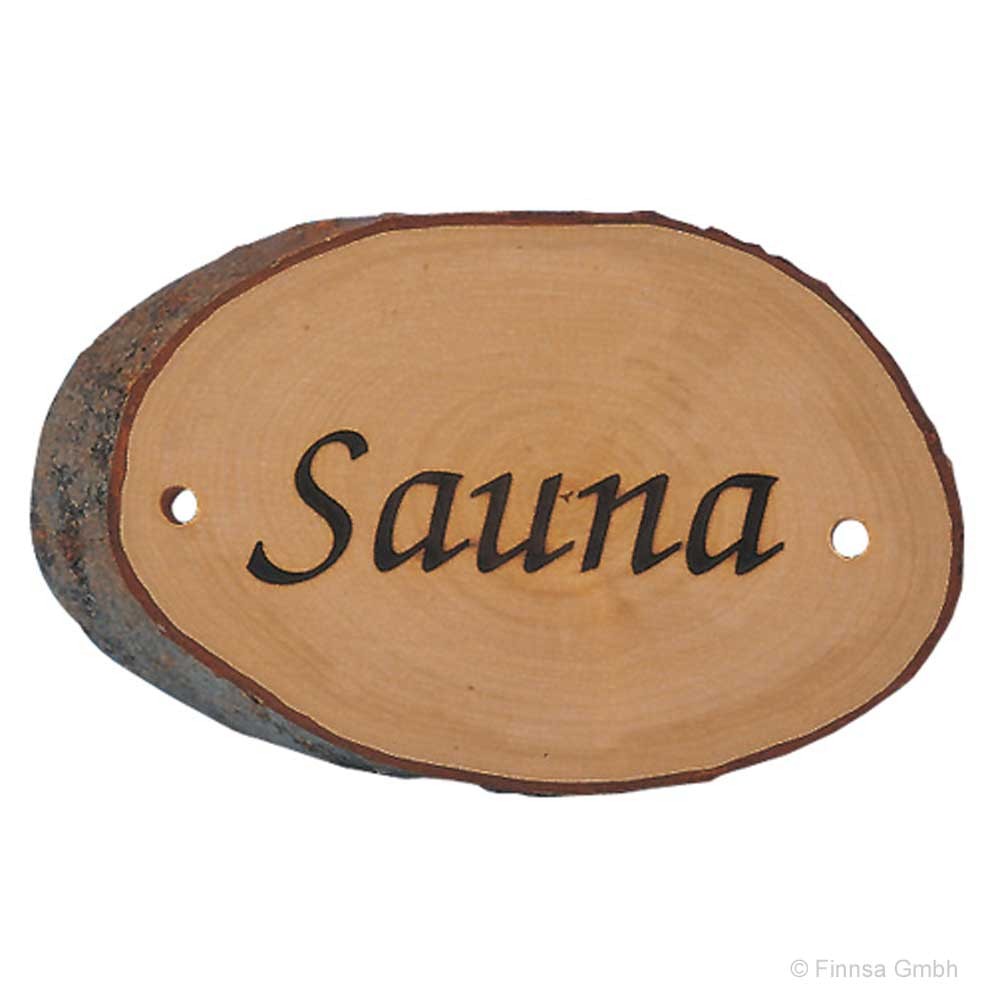 Türschild Hinweisschild Sauna