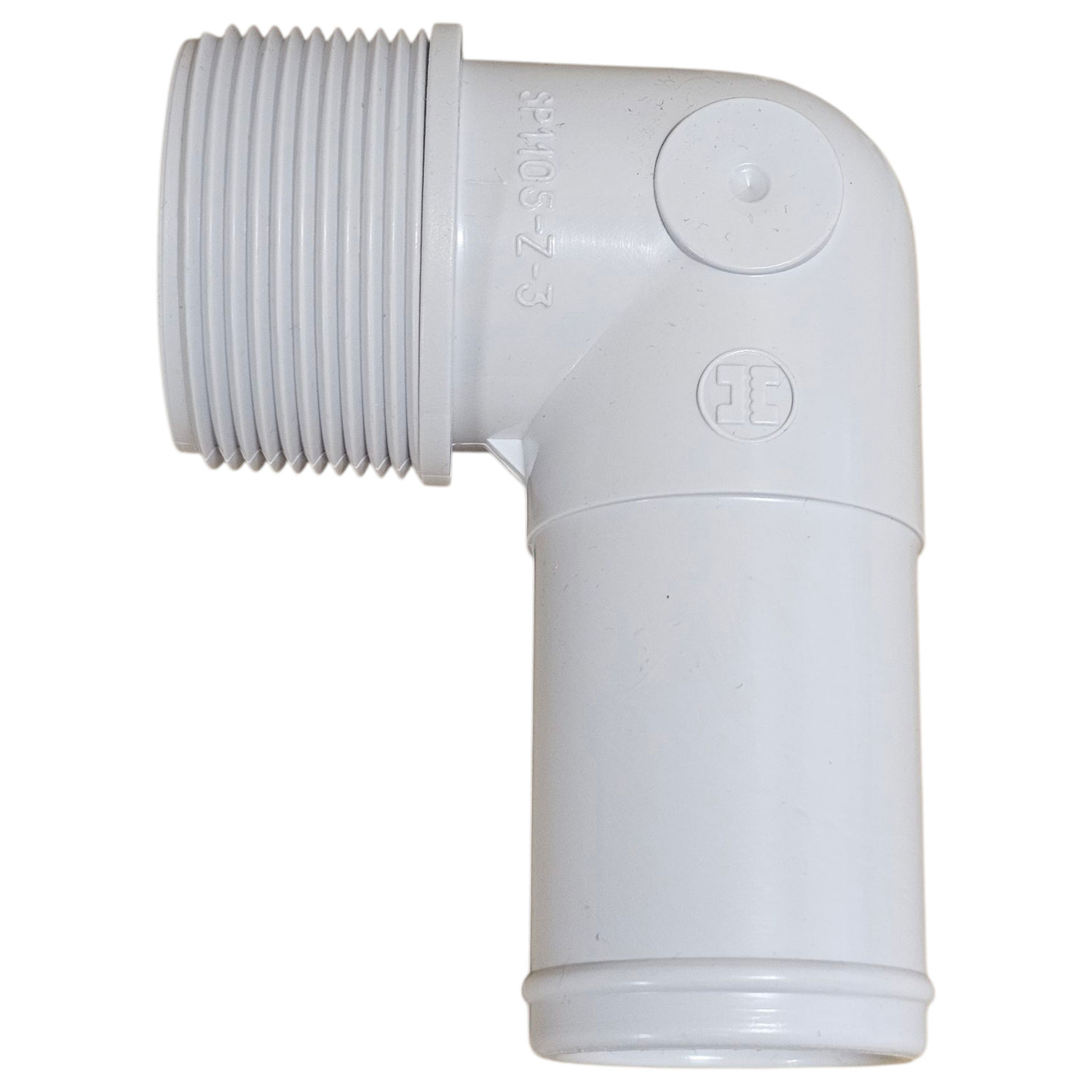 Hayward Winkelschlauchtülle 1 1/2 Zoll AG x 38  mm glatt