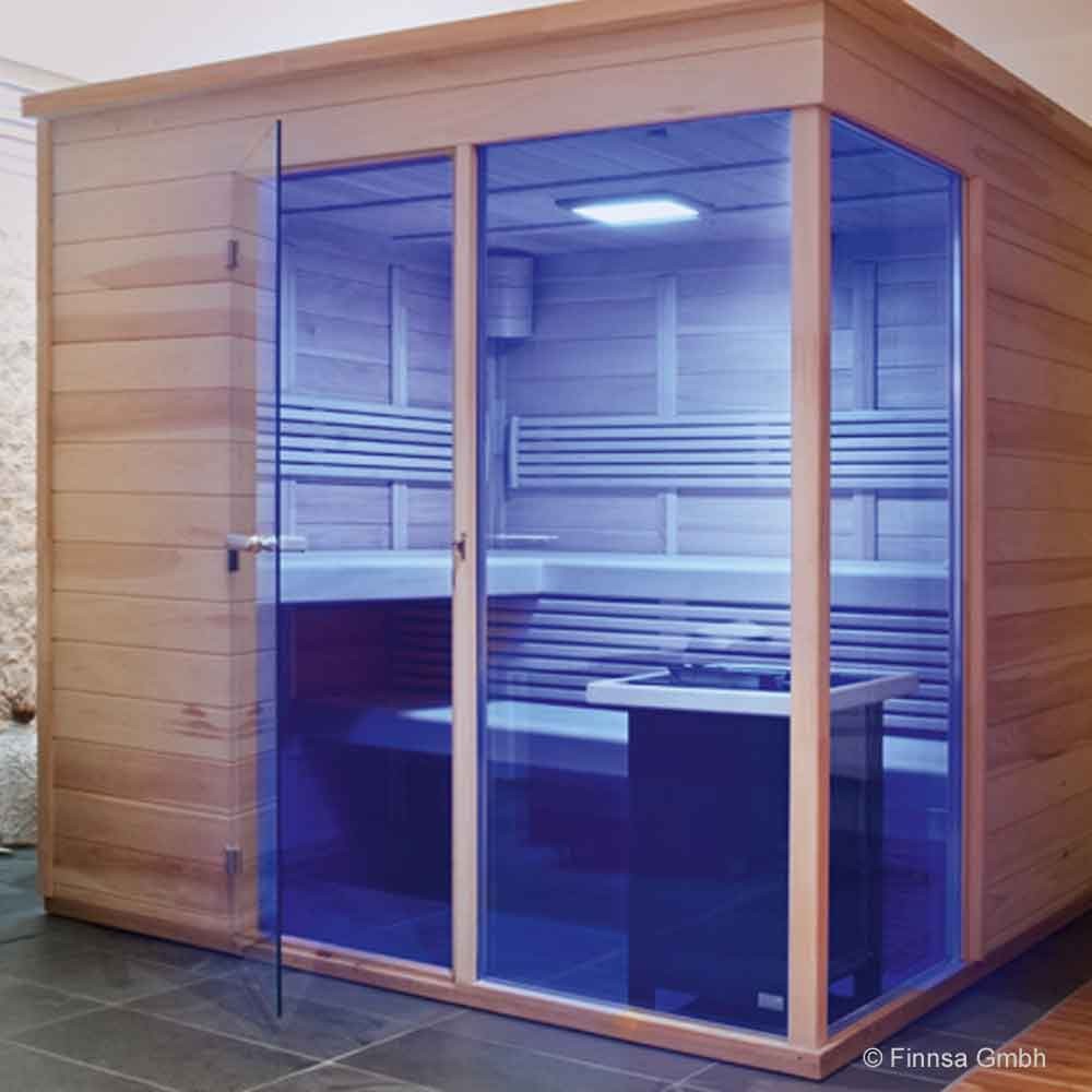 Collaxx Sauna LED Farblichtgerät FL201-F-F4 Erle