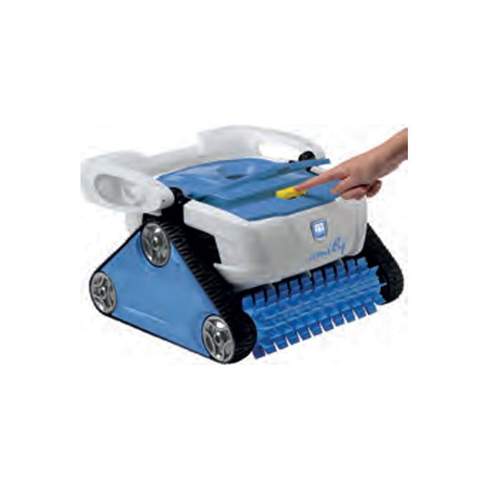poolreiniger-emily-pro-bedienung Schwimmbadreiniger Poolroboter Emily Pro leichte Entnahme der Filterkassette