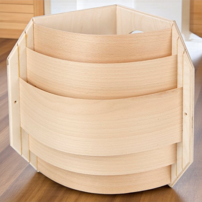 Sauna Blendschirm für  Eckmontage