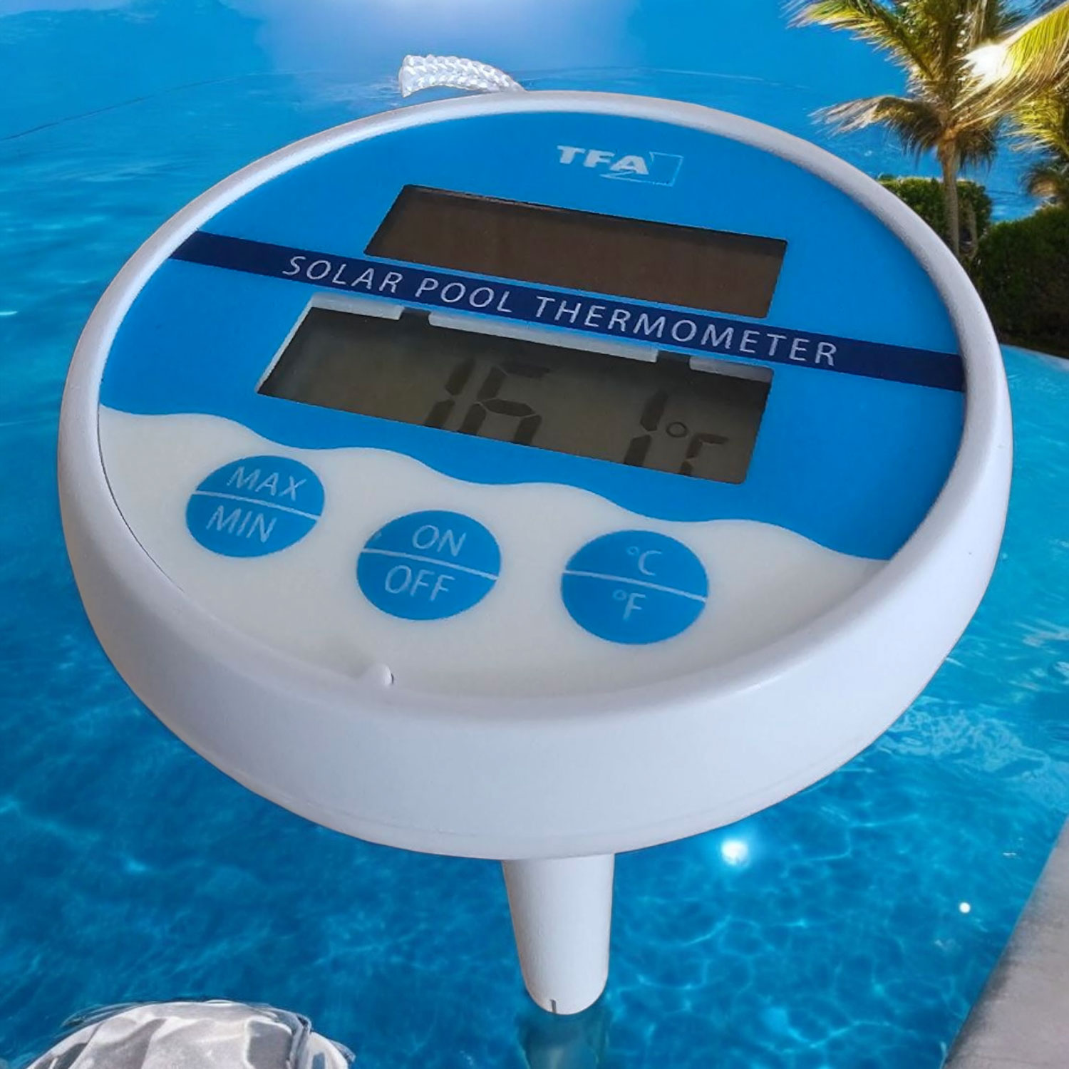 Solar Poolthermometer digitale Anzeige