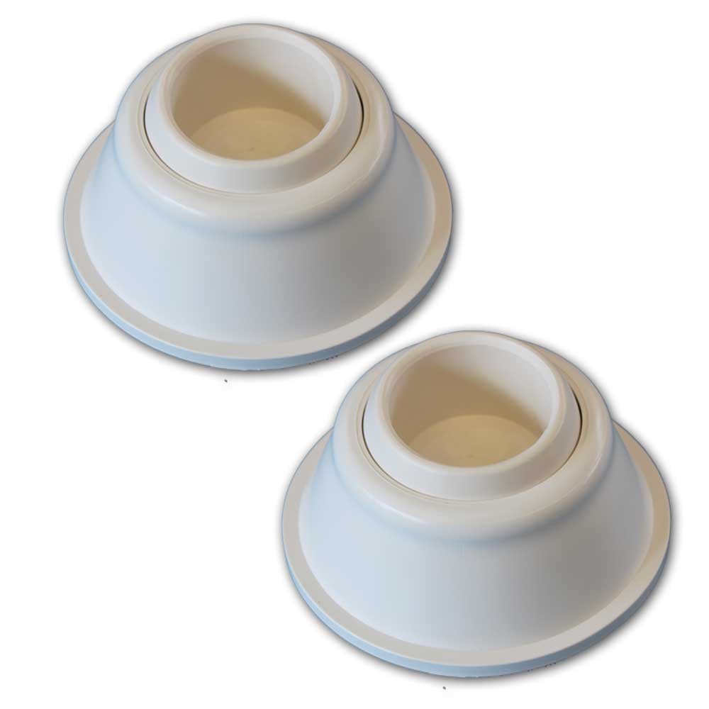 leiterfuss Gelenkfuß aus Gummi für Edelstahl Hochbeckenleiter