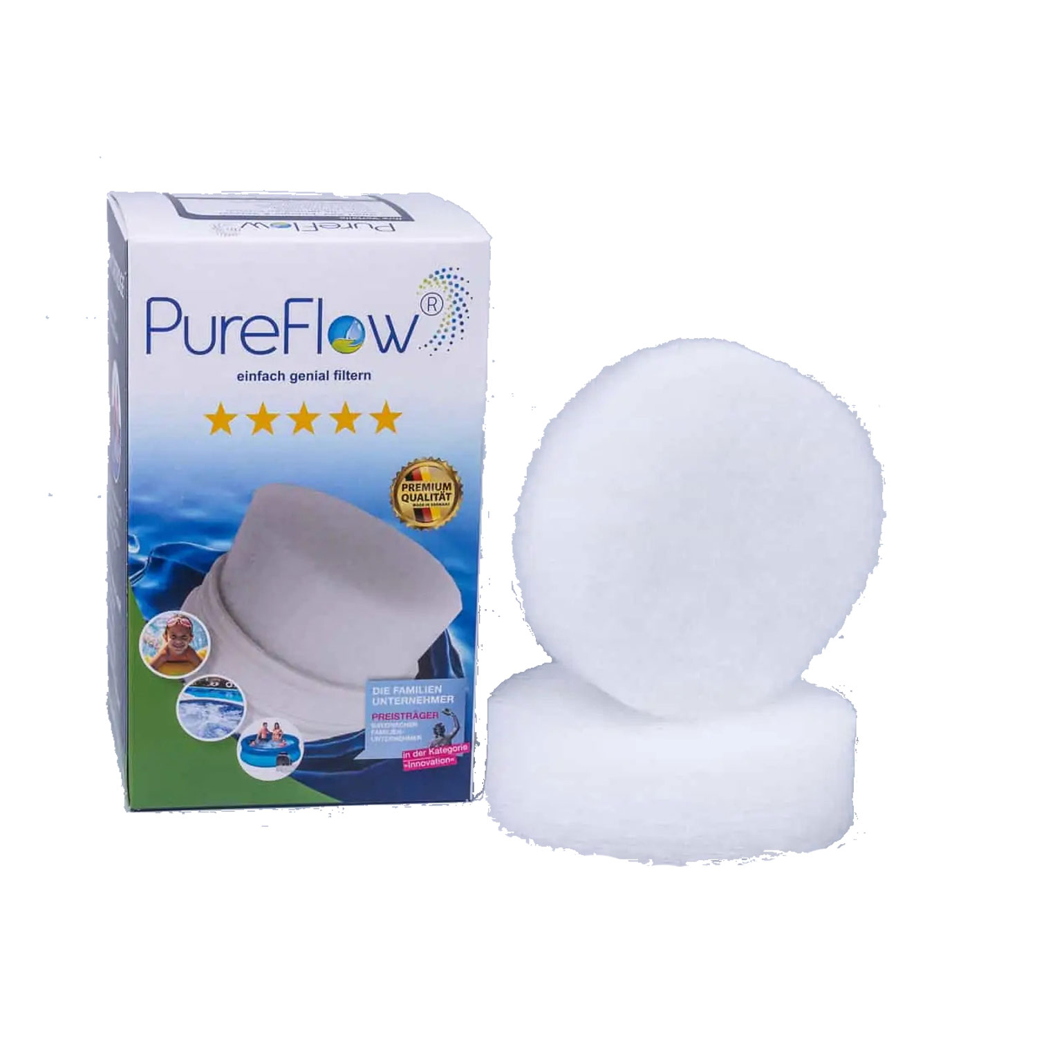 PureFlow  Skimmerfilter (Ø120xH40mm,2 Filter) PureFlow  Skimmerfilter (Ø120xH40mm,2 Filter)