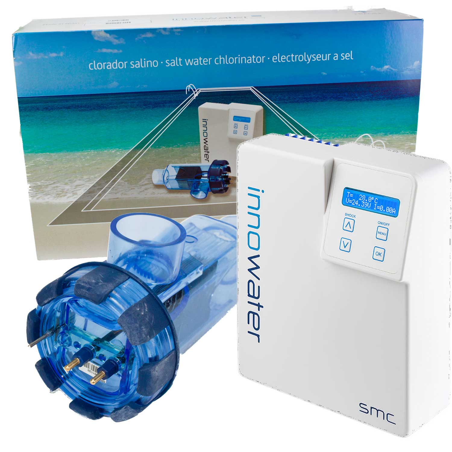 innowater-smc-1Y3WAbWbMLJ99z Salzelektrolyse SMC15 für Becken von 30 - 50 m³