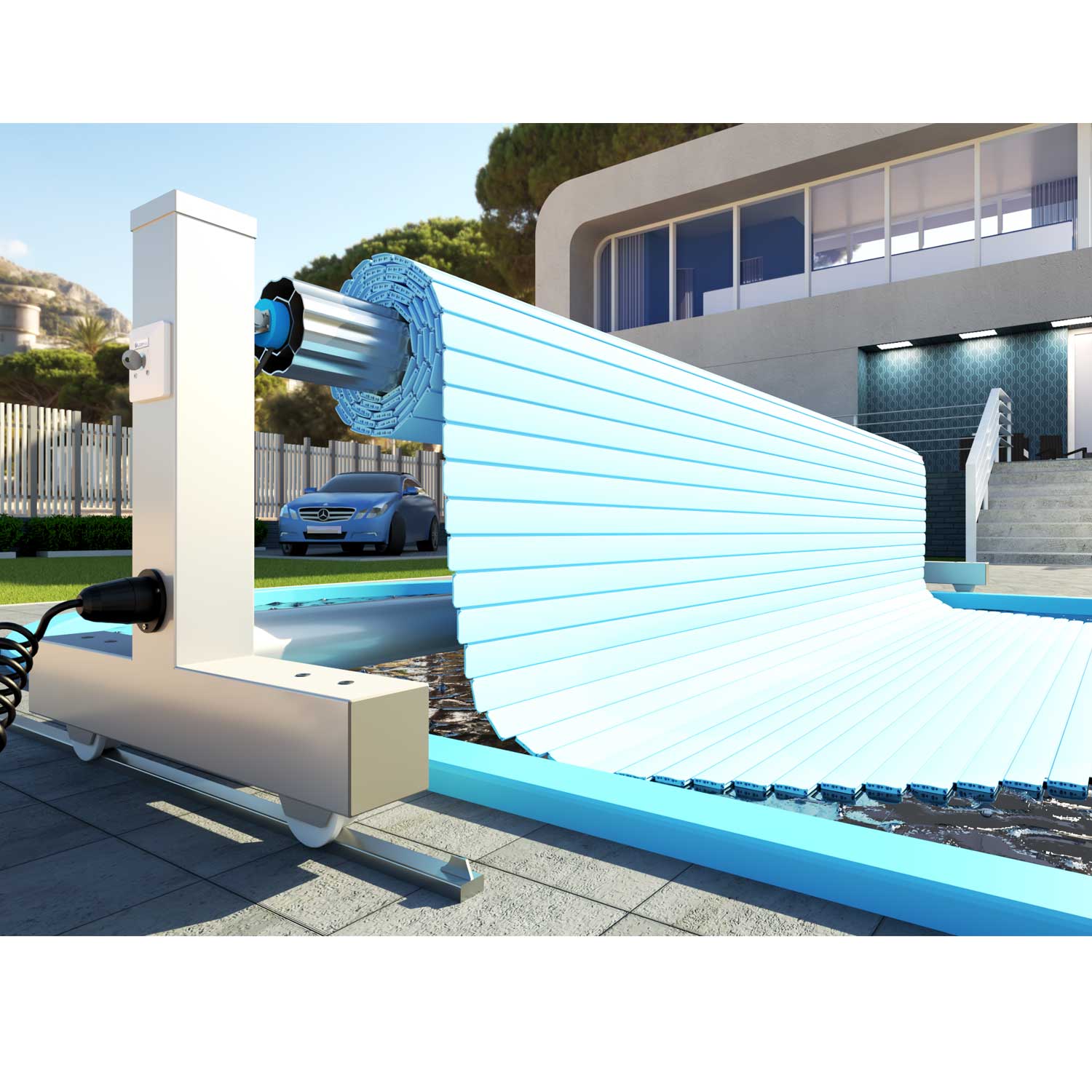 Elektrische Aufrollvorrichtung Mobil