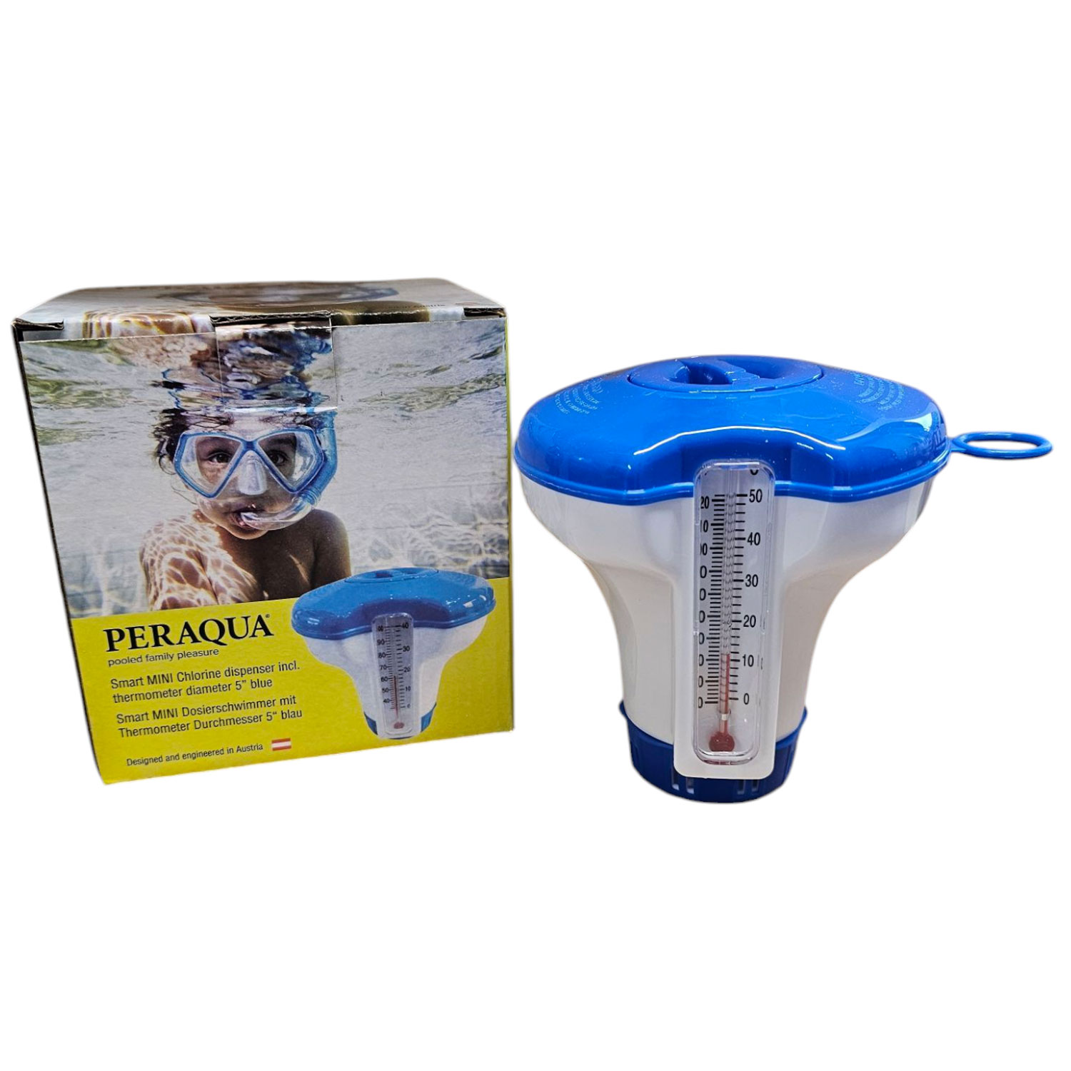 Smart MINI Dosierschwimmer inkl. Thermometer Smart MINI Dosierschwimmer inkl. Thermometer
