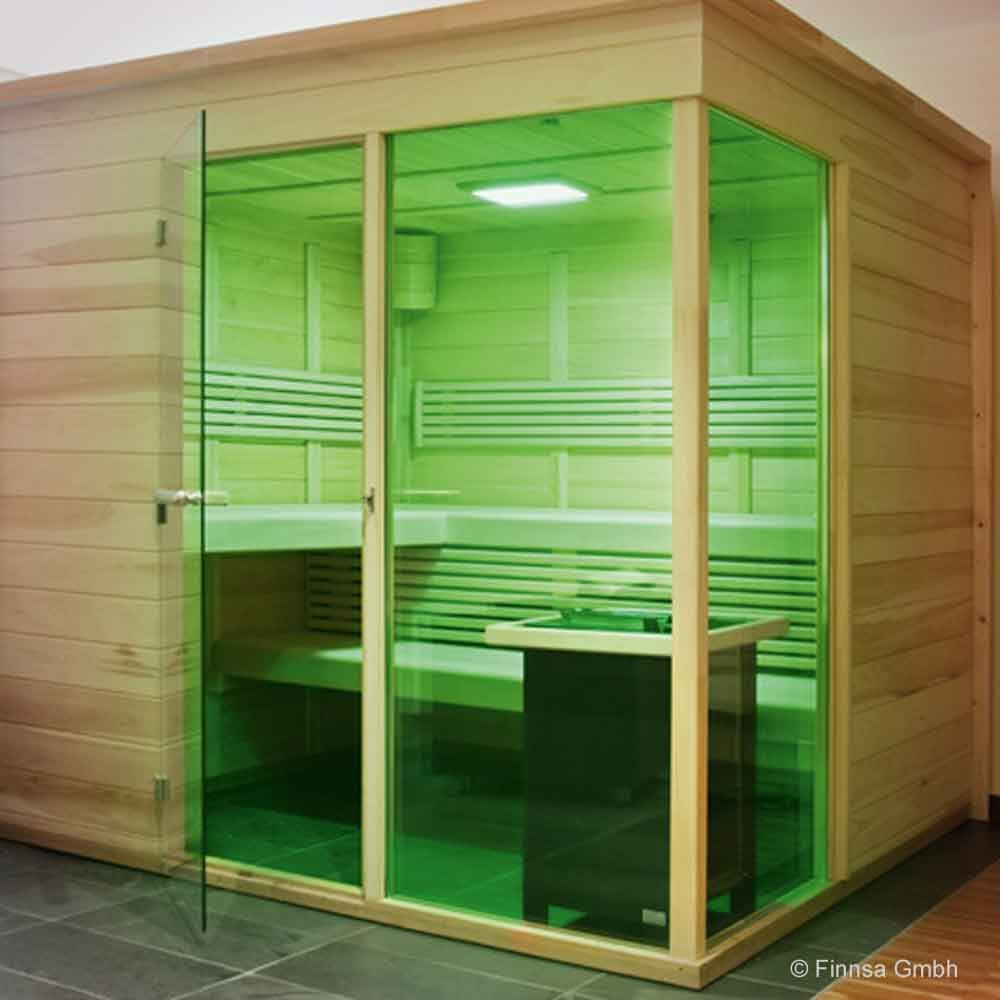 Collaxx Sauna LED Farblichtgerät FL201-F-F4 Erle