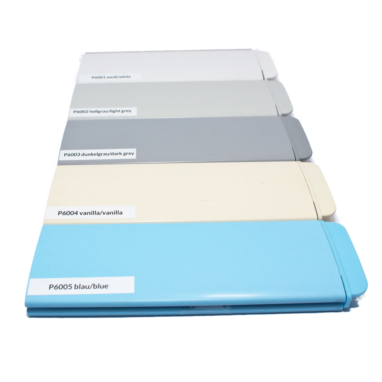 farbmuster-pvc-profile Farbmuster Liderpool PVC  Lamellen