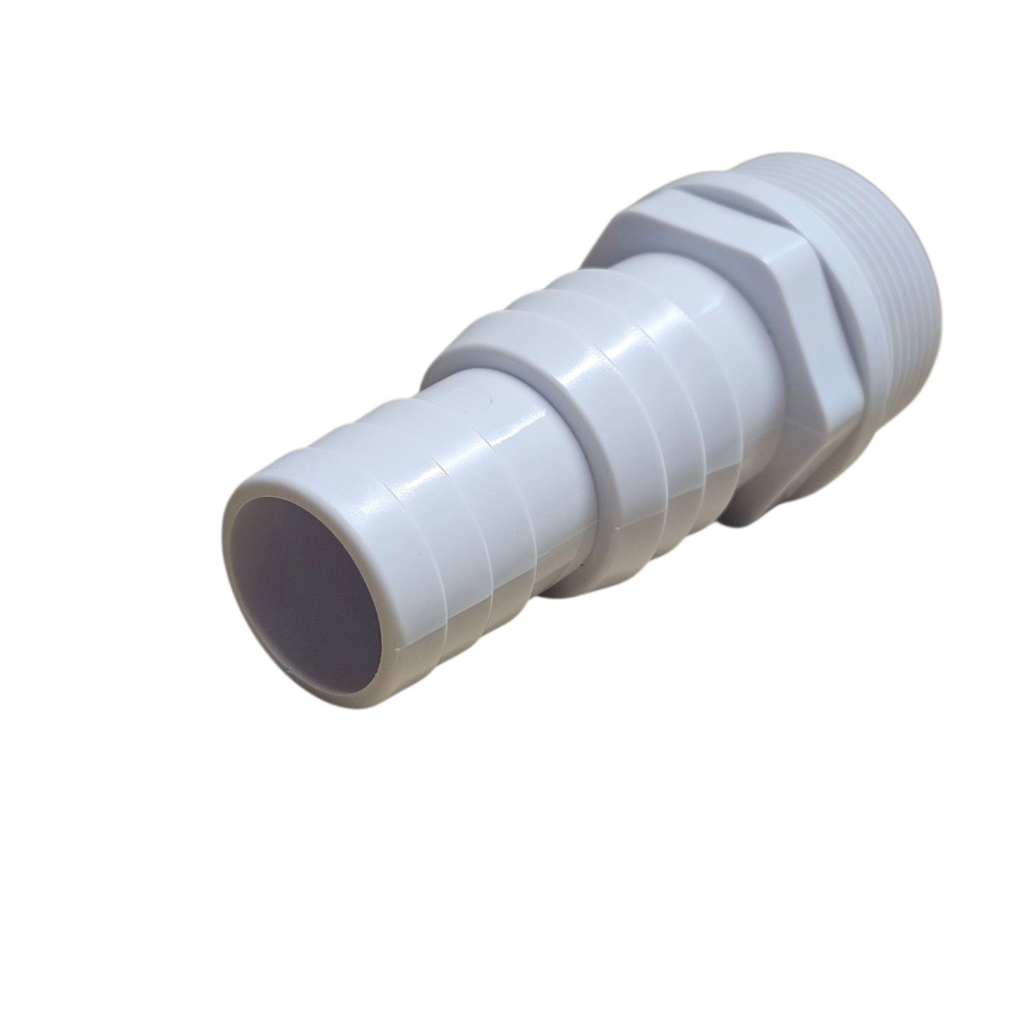 Druckschlauchtülle 1 1/2 Zoll AG  x 38 /32 mm gerippt