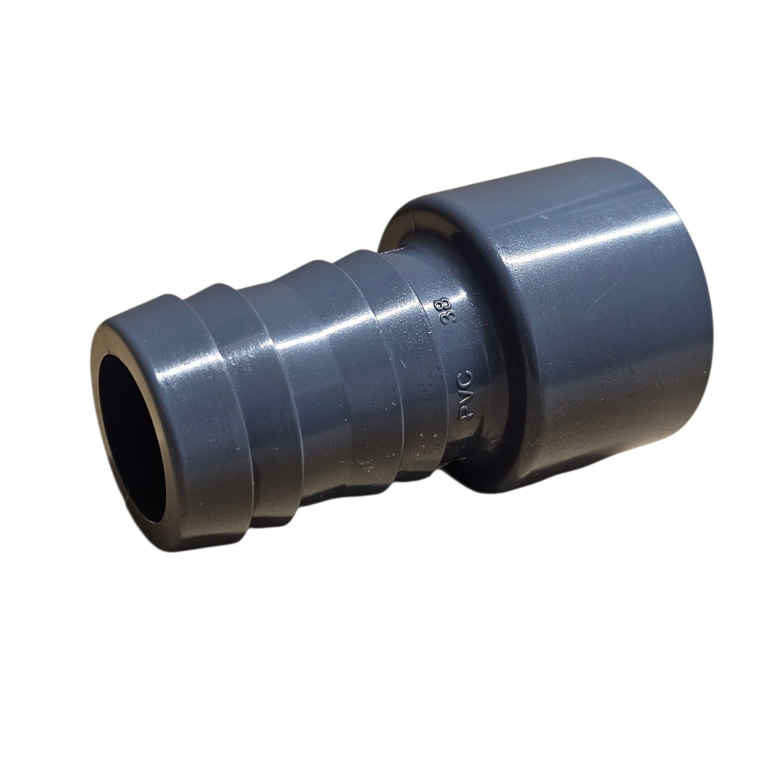 PVC  Druck Schlauchtülle mit Klebestutzen 50 x 38