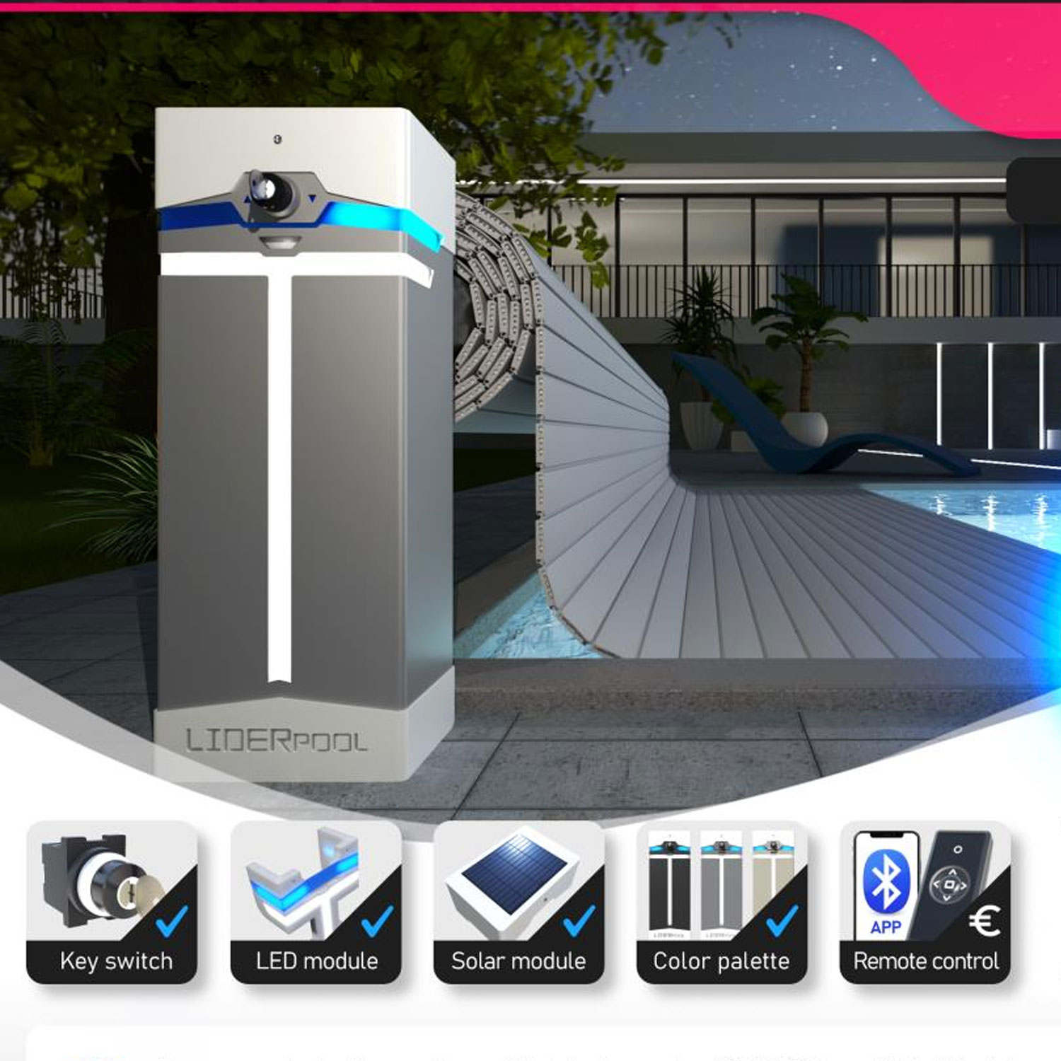 Elektrische Aufrollvorrichtung T - Light