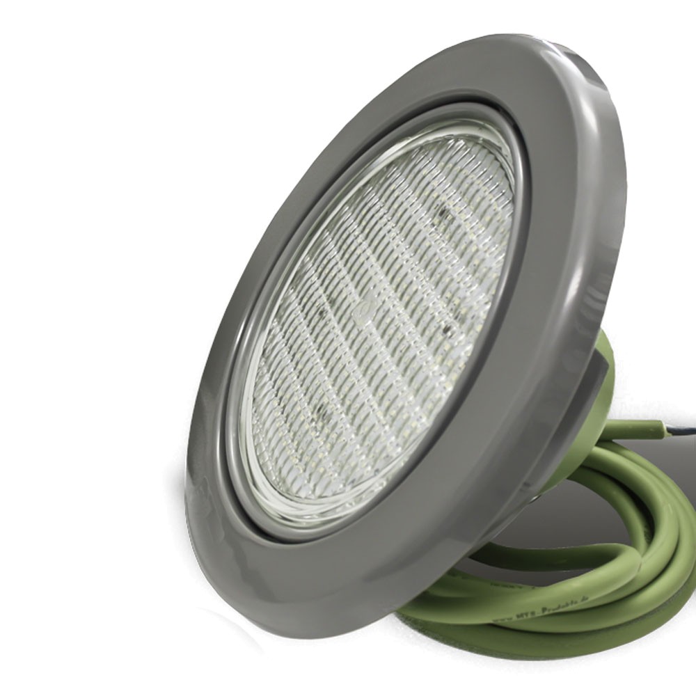 LED Poolscheinwerfer  kaltweiss  Edelgrau