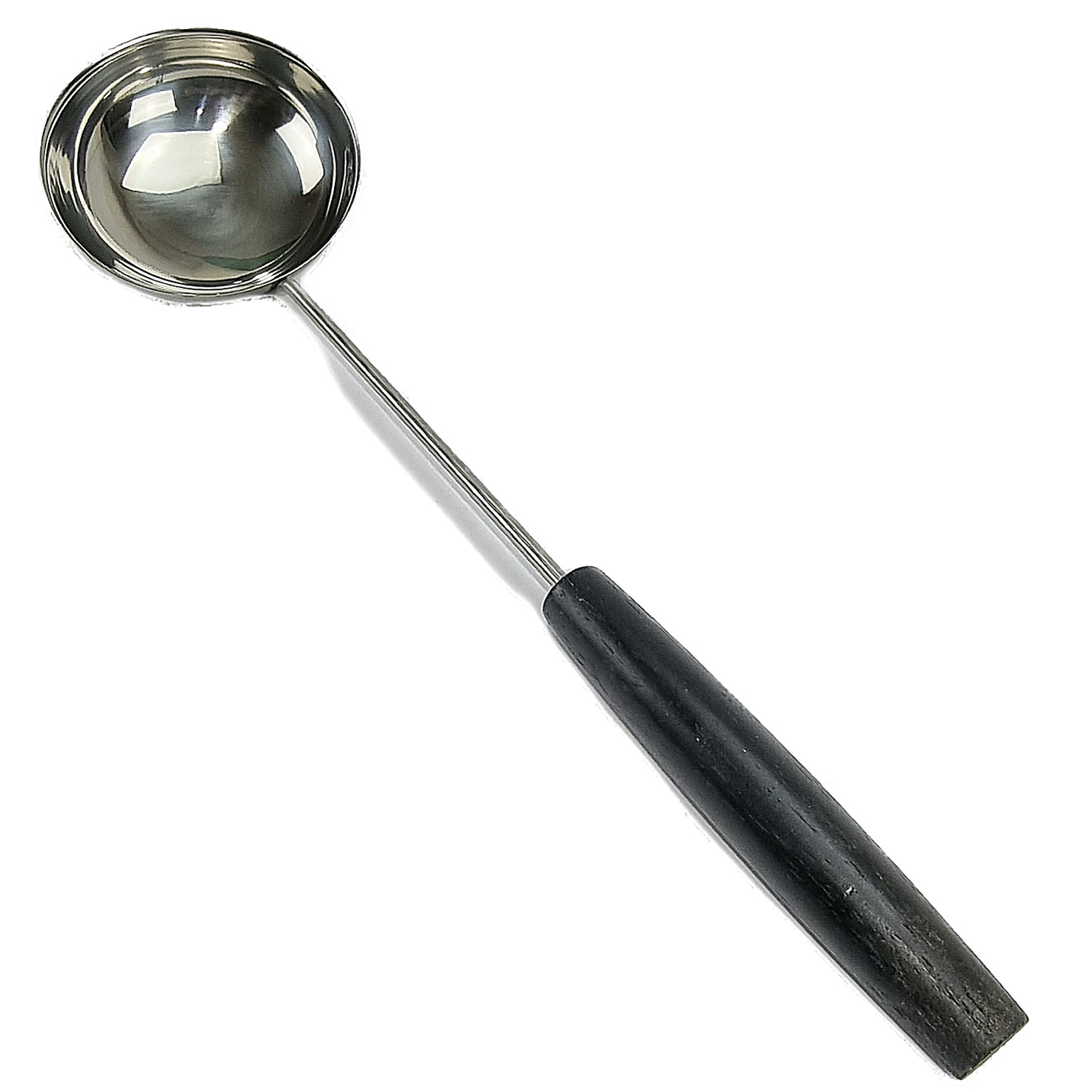 Edelstahl Sauna Kelle Schwarz 40cm lang