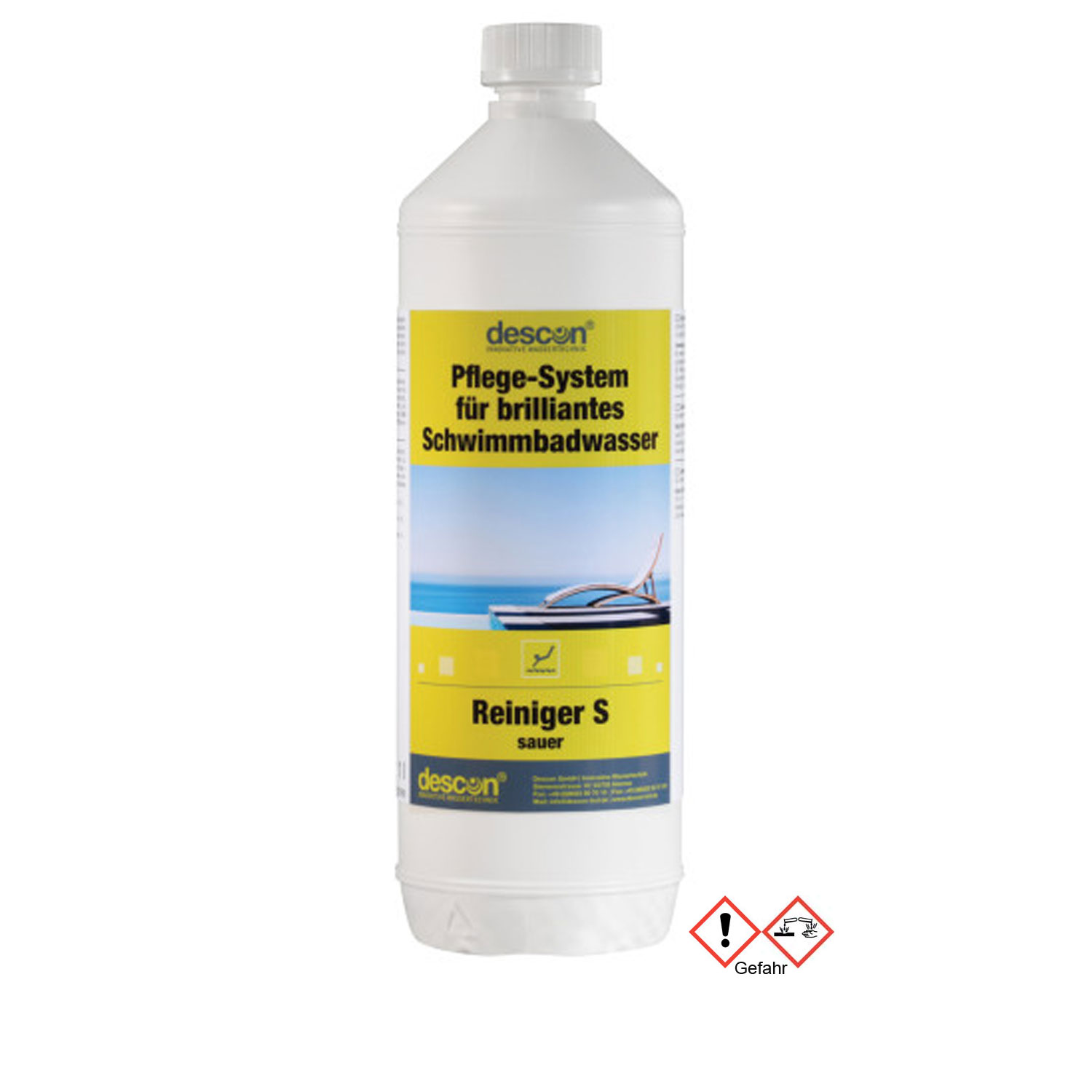 Descon® Reiniger S sauer  1 l Kraftreiniger Descon® Reiniger S sauer  1 l Kraftreiniger