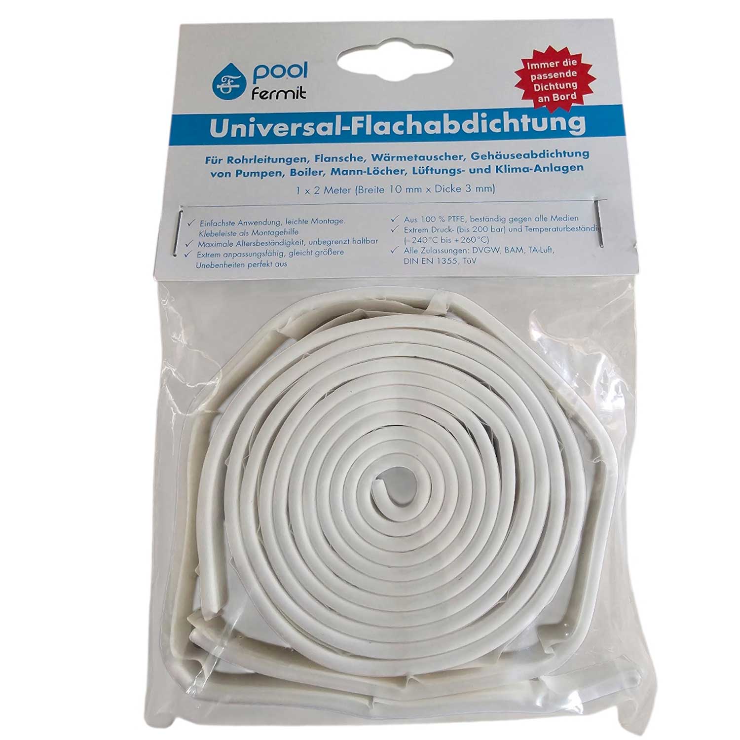 Pool Fermit Universal Flachabdichtung 2 m Pool Fermit Universal Flachabdichtung 2 m