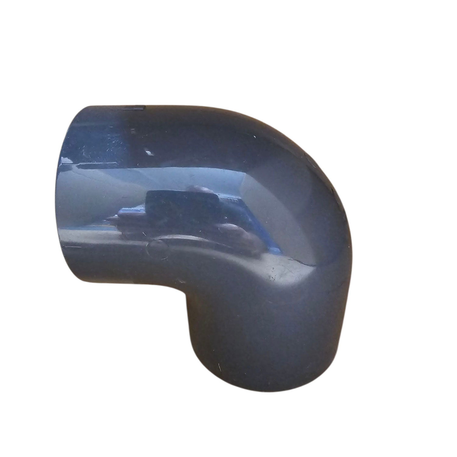 PVC Winkel 90 Grad  mit Klebemuffe d 63