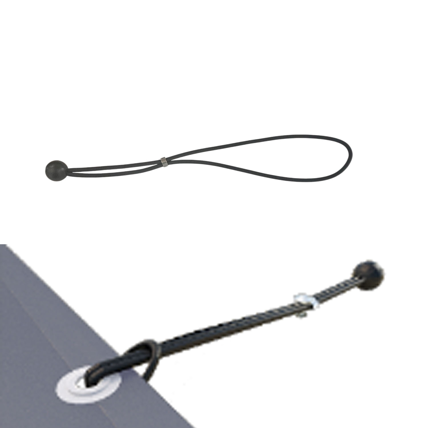 Gummispanner 40 cm  für Carmo Öse