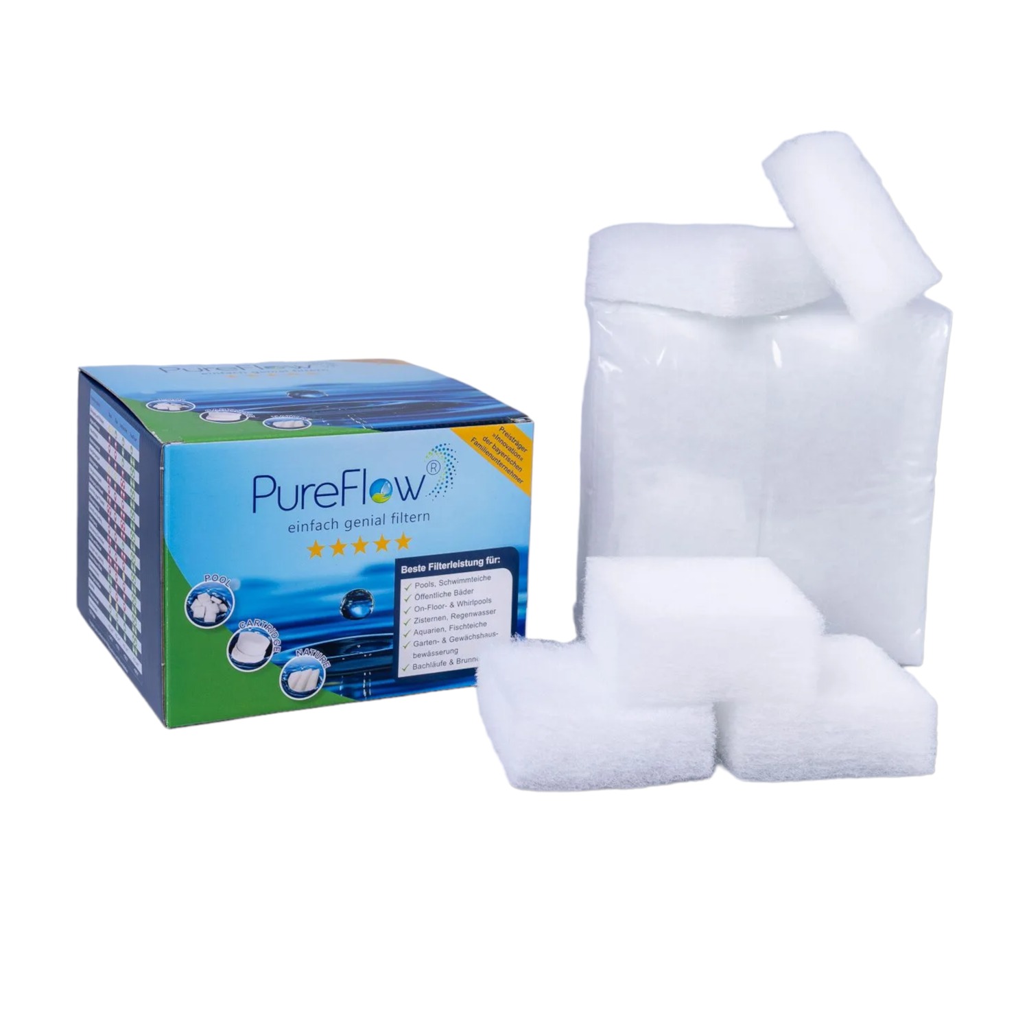 pure-flow-filtermaterial-3d PureFlow Poolfilter 3 D  leistungstark und innovativ