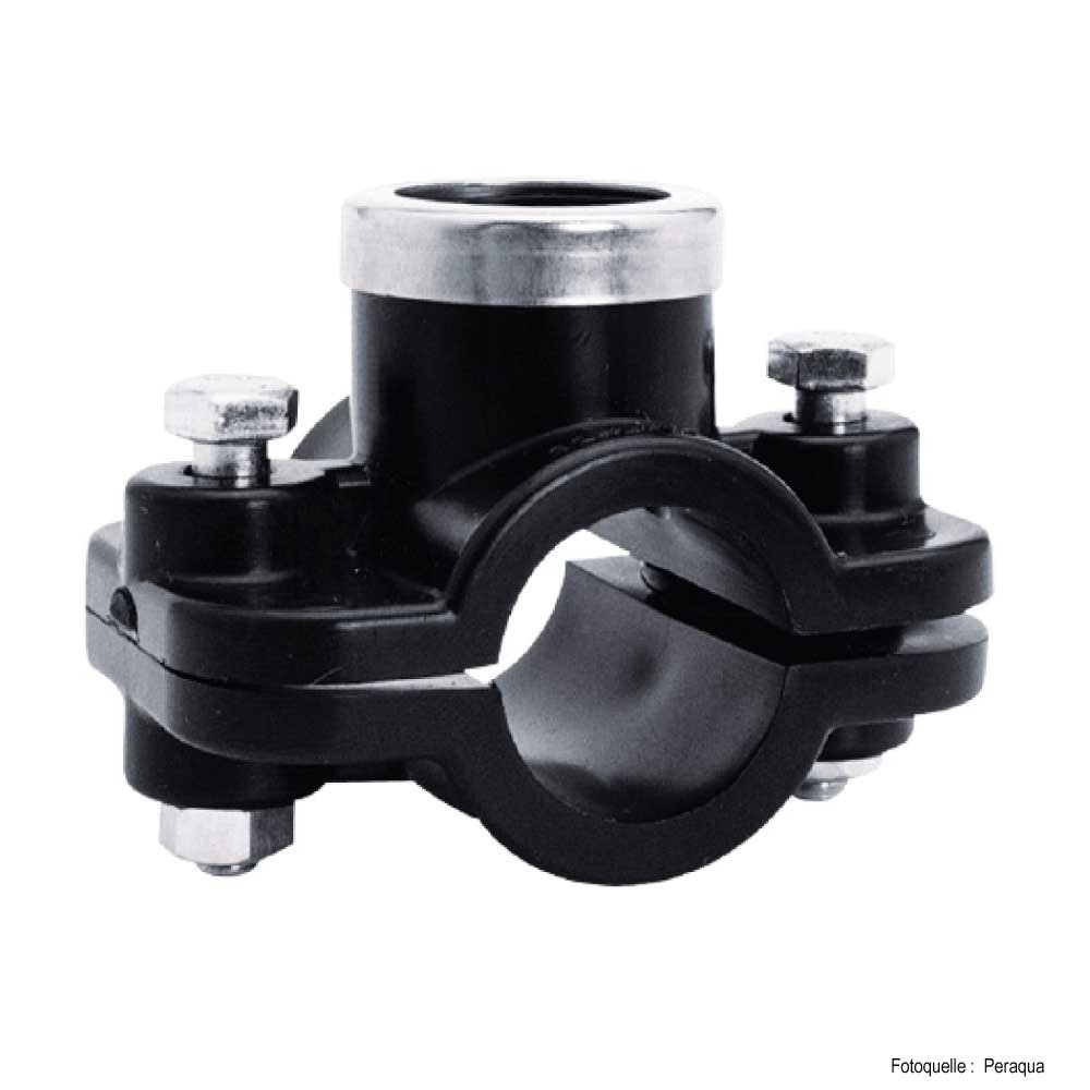 anbohrschelle-pvc-50 Anbohrschelle mit Edelstahlring d 50