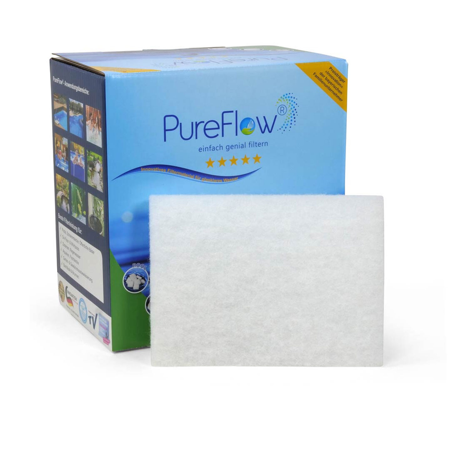 PureFlow Feinstfilter für Poolroboter Power 4(2 Feinfilter 250x160x40 mm) PureFlow Feinstfilter für Poolroboter Power 4(2 Feinfilter 250x160x40 mm)