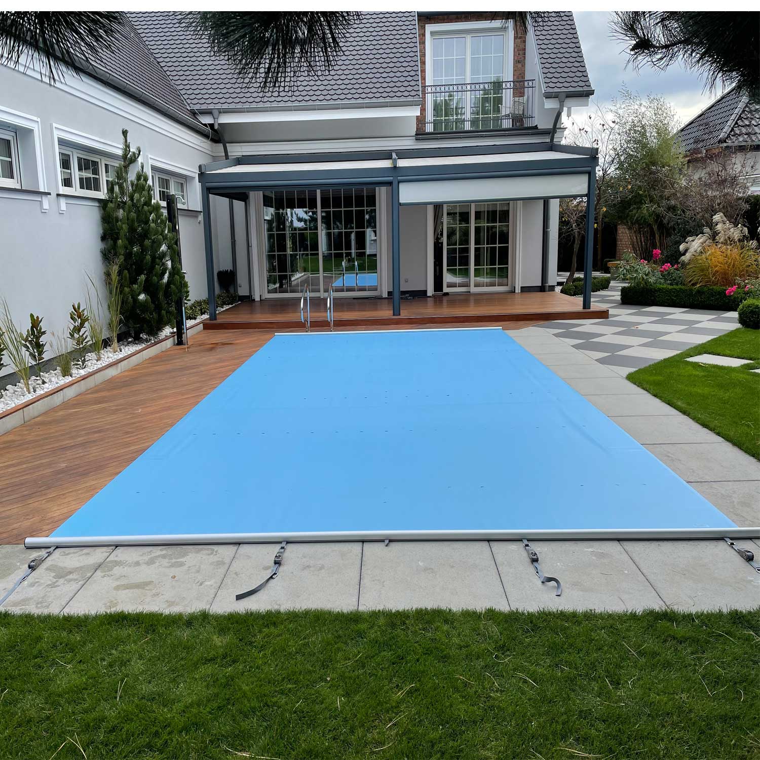 Pool Sicherheitsabdeckung  Rollschutz Extra Top