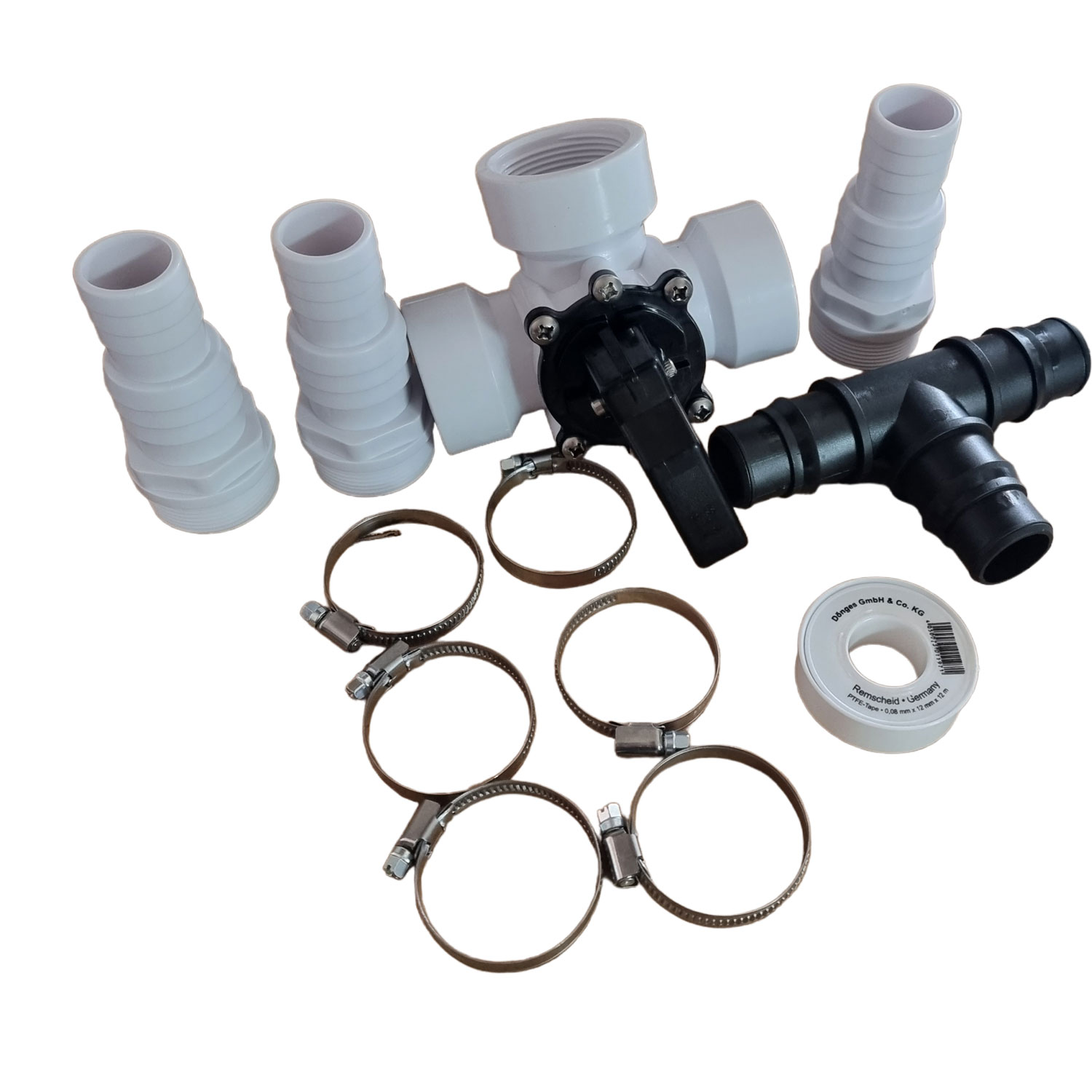 solarset-schlauchanschluss Solar Bypass Montagepaket  Anschluss 38  mm