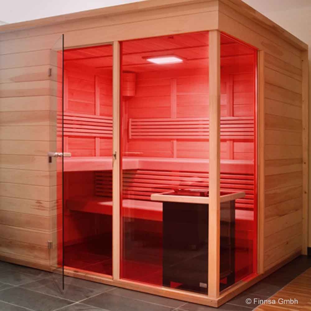 Collaxx Sauna LED Farblichtgerät FL 2000 -F4-R1   Erle