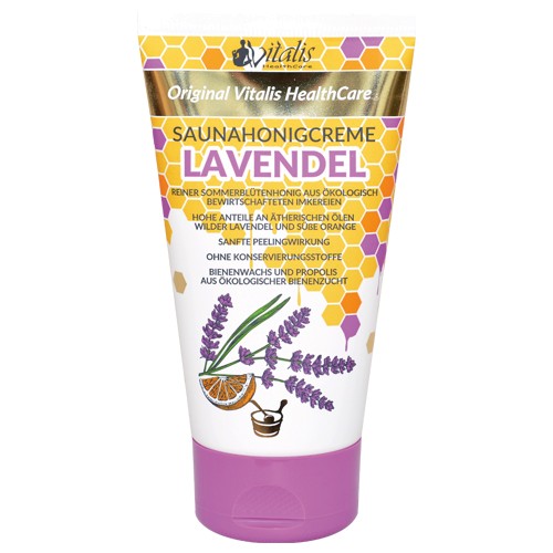 Vitalis Sauna Honigcreme Duftnote Lavendel 150 g