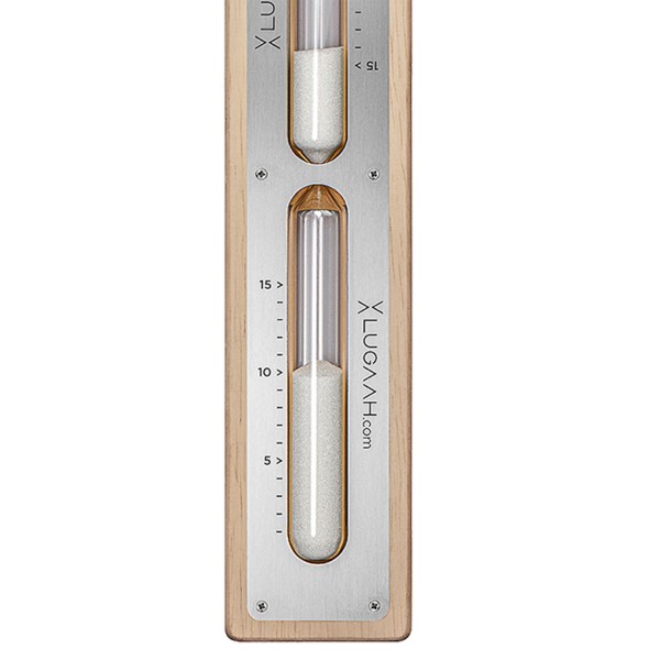 Sauna Sanduhr mit LED Hintergrundbeleuchtung
