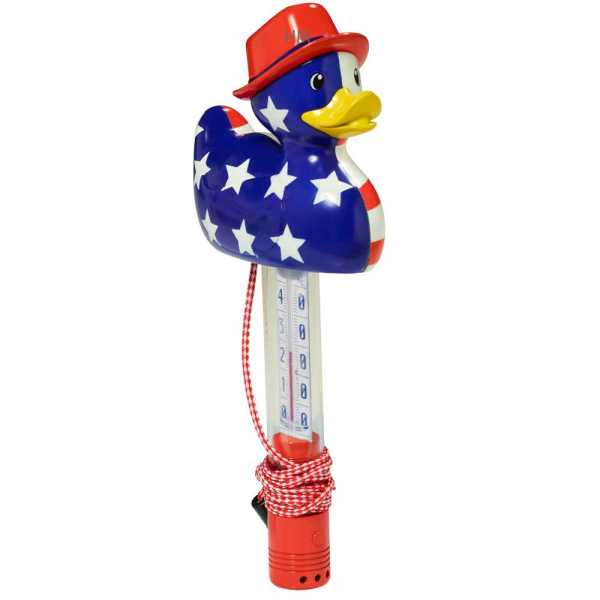 Schwimmbad Pool Thermometer Duckie Star