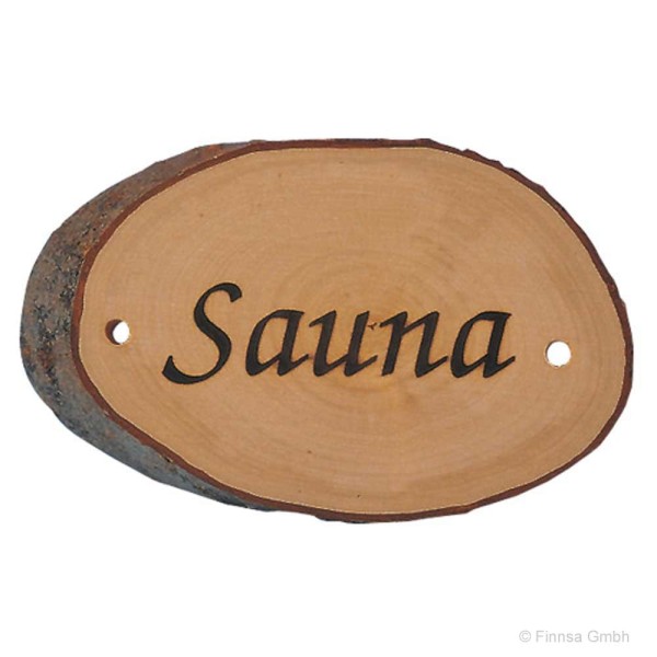 Türschild Hinweisschild Sauna