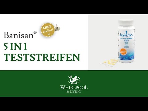 5-in-1 Pool-Teststreifen BANISAN – 50 Stück – Chlor- und pH-Werte einfach messen