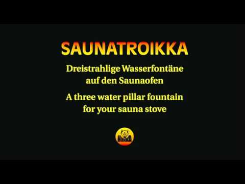 Hukka Saunatroikka Wasserfontäne Speckstein
